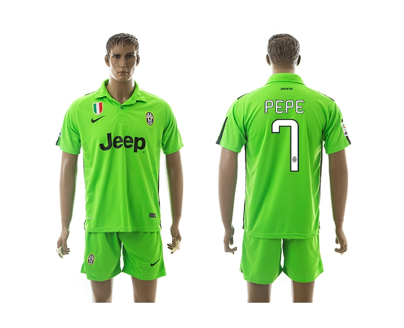 2014-15 Juventus 7 Pepe Third Away Soccer Jersey