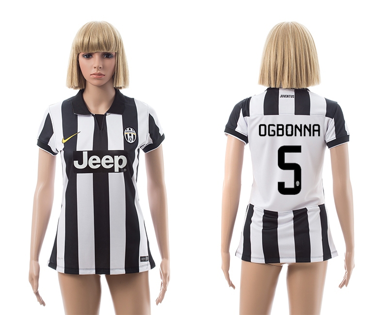 2014-15 Juventus 5 Ogbonna Home Women Jerseys