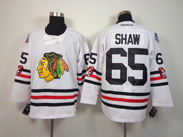 Blackhawks 65 Shaw White 2015 Winter Classic Stitched Jerseys - Click Image to Close