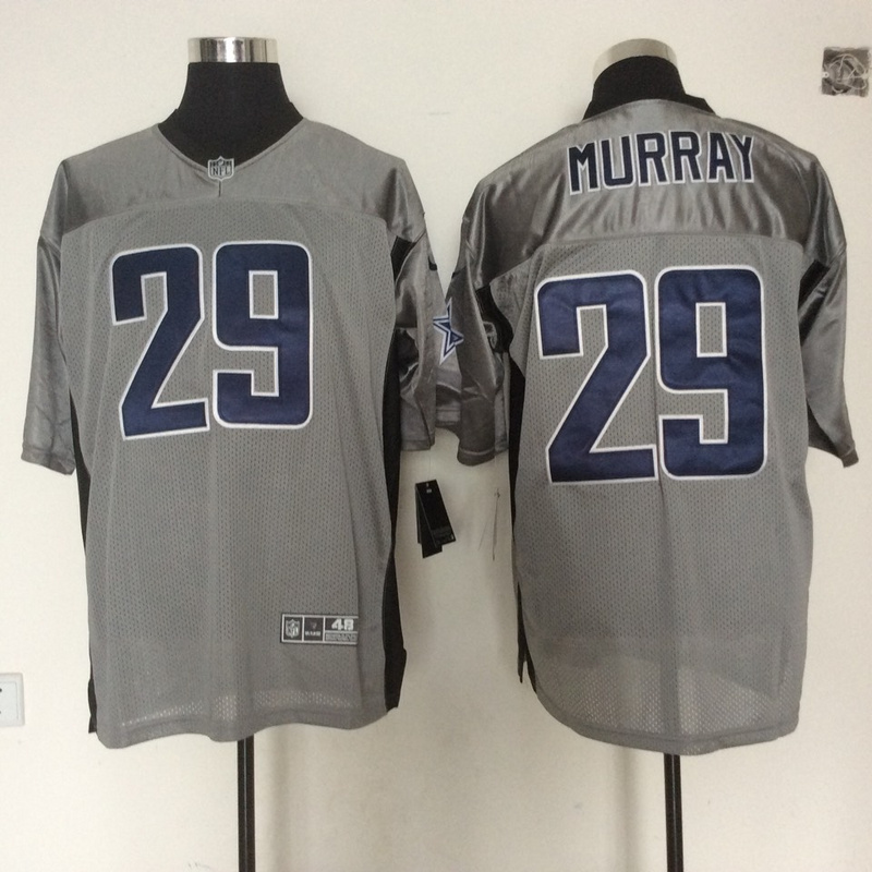 Nike Cowboys 29 Murray Grey Shadow Elite Jerseys
