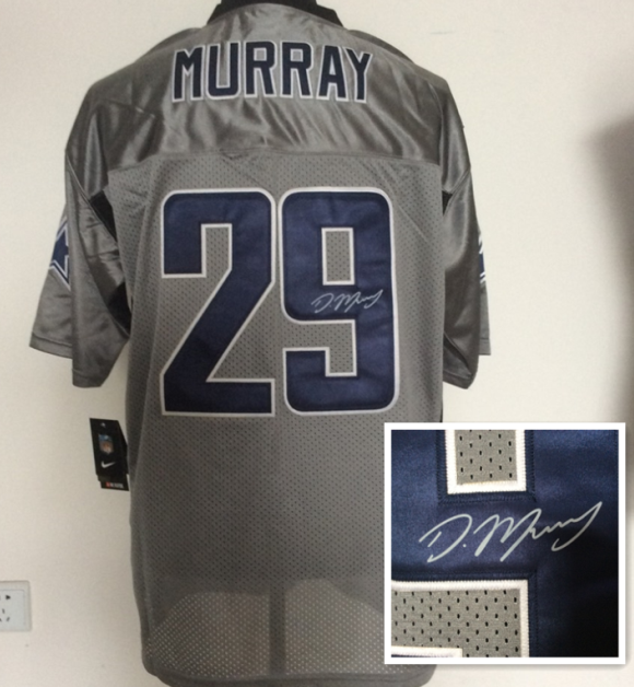 Nike Cowboys 29 Murray Grey Shadow Signature Edition Jerseys