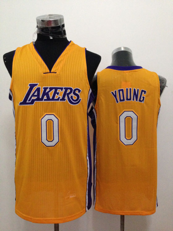 Lakers 0 Young Gold New Revolution 30 Jerseys