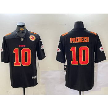 Nike Chiefs 10 Isiah Pacheco Black Gold Vapor Limited Jersey Nike Chiefs 10 Isiah Pacheco Black Gold Vapor Limited Jersey