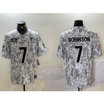 Nike Falcons 7 Bijan Robinson Arctic Camo 2024 F.U.S.E. Salute to Service Limited Jersey Nike Falcons 7 Bijan Robinson Arctic Camo 2024 F.U.S.E. Salute to Service Limited Jersey
