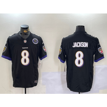 Nike Ravens 8 Lamar Jackson Black F.U.S.E. Vapor Limited Jersey Nike Ravens 8 Lamar Jackson Black F.U.S.E. Vapor Limited Jersey