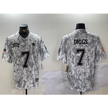 Nike Cowboys 7 Diggs Arctic Camo 2024 F.U.S.E. Salute to Service Limited Jersey Nike Cowboys 7 Diggs Arctic Camo 2024 F.U.S.E. Salute to Service Limited Jersey