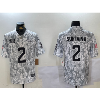 Nike Broncos 2 Pat Surtain II Arctic Camo 2024 F.U.S.E. Salute to Service Limited Men Jersey Nike Broncos 2 Pat Surtain II Arctic Camo 2024 F.U.S.E. Salute to Service Limited Men Jersey