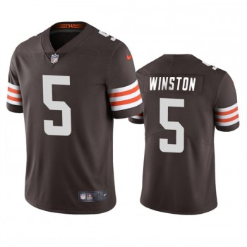 Nike Browns 5 Jameis Winston Brown Vapor Untouchable Limited Men Jersey Nike Browns 5 Jameis Winston Brown Vapor Untouchable Limited Men Jersey