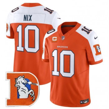 Nike Broncos 10 Nix Orange Thanksgiving Day F.U.S.E. Vapor Limited Men Jersey Nike Broncos 10 Nix Orange Thanksgiving Day F.U.S.E. Vapor Limited Men Jersey