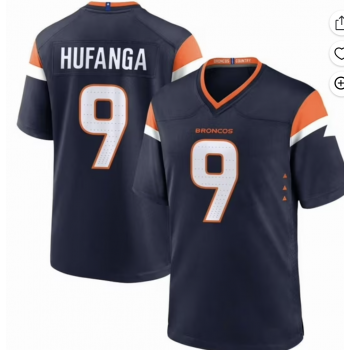 Nike Broncos 9 Hufanga Blue Vapor Limited Men Jersey Nike Broncos 9 Hufanga Blue Vapor Limited Men Jersey