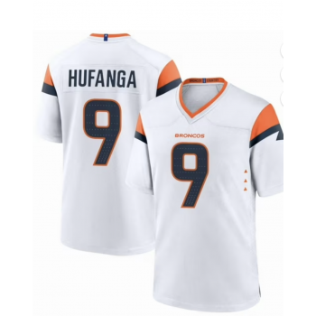 Nike Broncos 9 Hufanga White Vapor Limited Men Jersey Nike Broncos 9 Hufanga White Vapor Limited Men Jersey
