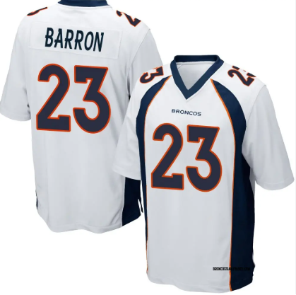 Nike Bronocs 23 Barron White Vapor Limited Men Jersey Nike Bronocs 23 Barron White Vapor Limited Men Jersey