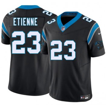 Nike Panthers 23 Trevor Etienne Black 2025 Draft F.U.S.E. Vapor Limited Men Jersey Nike Panthers 23 Trevor Etienne Black 2025 Draft F.U.S.E. Vapor Limited Men Jersey
