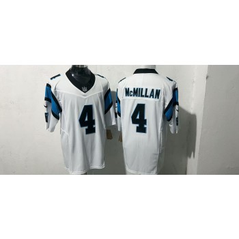 Nike Panthers 4 Tetairoa McMillan White 2025 Draft F.U.S.E. Vapor Limited Men Jersey Nike Panthers 4 Tetairoa McMillan White 2025 Draft F.U.S.E. Vapor Limited Men Jersey