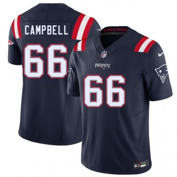 Nike Patriots 66 Will Campbell Navy 2025 Draft F.U.S.E. Vapor Limited Men Jersey Nike Patriots 66 Will Campbell Navy 2025 Draft F.U.S.E. Vapor Limited Men Jersey
