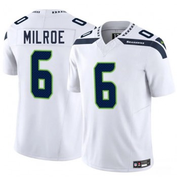 Nike Seahawks 6 Jalen Milroe White 2025 Draft F.U.S.E. Vapor Limited Men Jersey Nike Seahawks 6 Jalen Milroe White 2025 Draft F.U.S.E. Vapor Limited Men Jersey