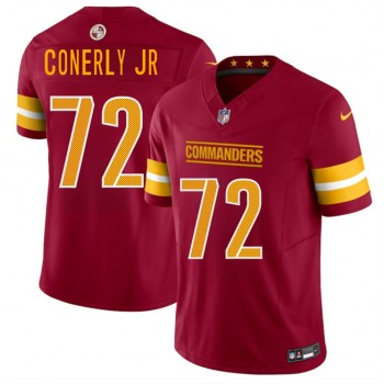 Nike Washington Commanders Josh Conerly Jr Burgundy 2025 Draft F.U.S.E. Vapor Limited Men Jersey Nike Washington Commanders Josh Conerly Jr Burgundy 2025 Draft F.U.S.E. Vapor Limited Men Jersey