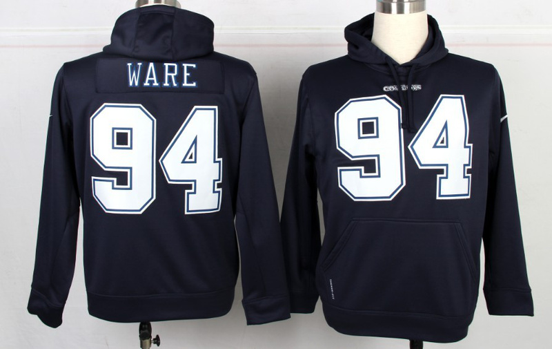Nike Cowboys 94 Ware Blue Pullover Hoodie - Click Image to Close