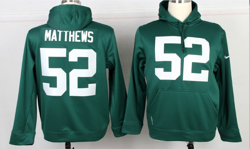 Nike Packers 52 Matthews Green Pullover Hoodie