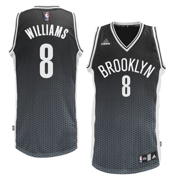 Brooklyn Nets 8 Williams Black Resonate Fashion Swingman Jersey