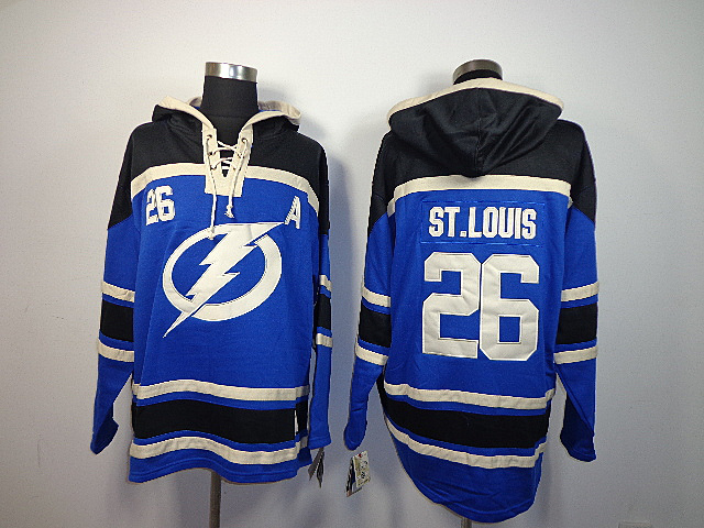 Lightning 26 St.Louis Blue Hooded Jerseys