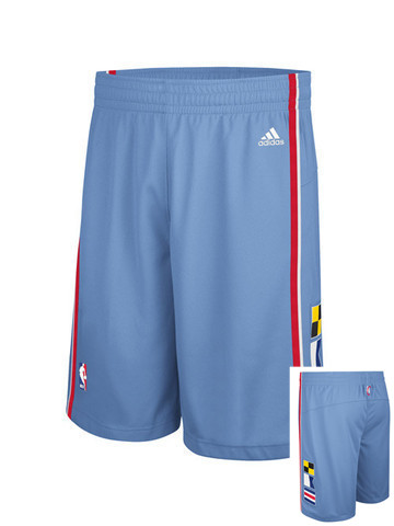 Clippers Light Blue Pride Swingman Shorts