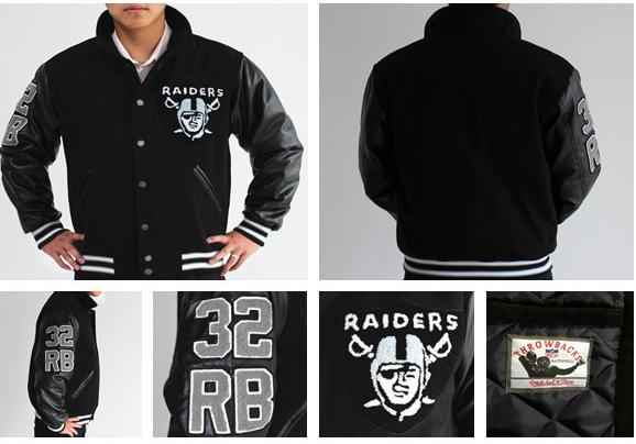 2013 Raiders 32 Tatum throwback Wool Jacket