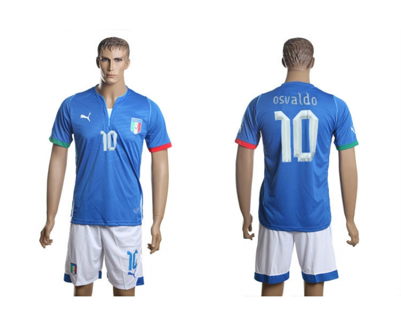 2013-14 Italy 10 Osvaldo Home Jerseys