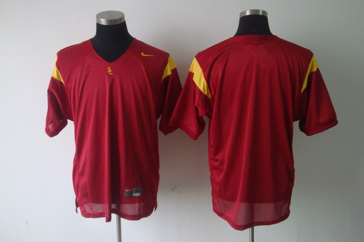 USC Trojans red Customized Jerseys