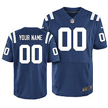 Nike Indianapolis Colts Customized Elite blue Jerseys
