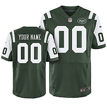Nike New York Jets Customized Elite green Jerseys