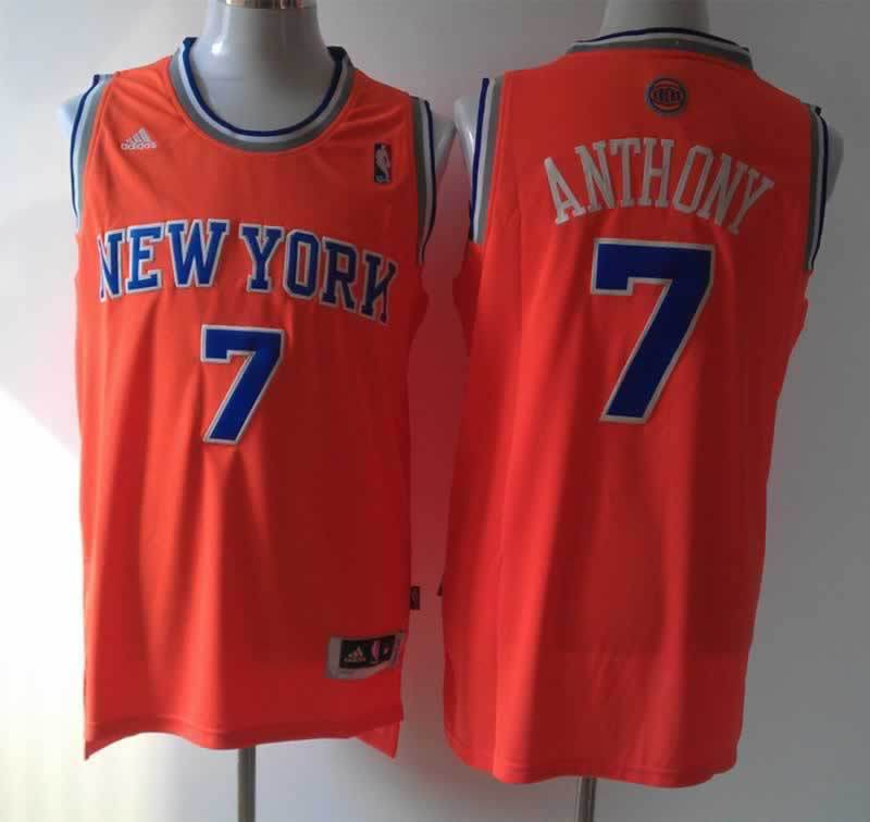 Knicks 7 Anthony Orange New Revolution 30 Jerseys