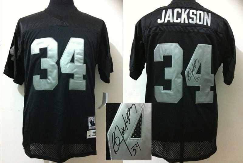 Raiders 34 Jackson Black Signature Edition Throwback Jerseys Raiders 34 Jackson Black Signature Edition Throwback Jerseys