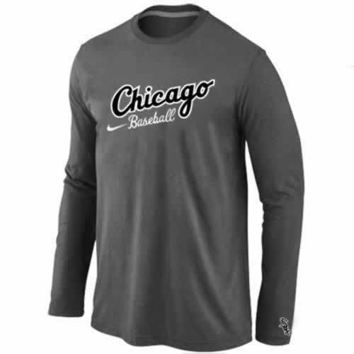 Chicago White Sox Long Sleeve T-Shirt D.Grey