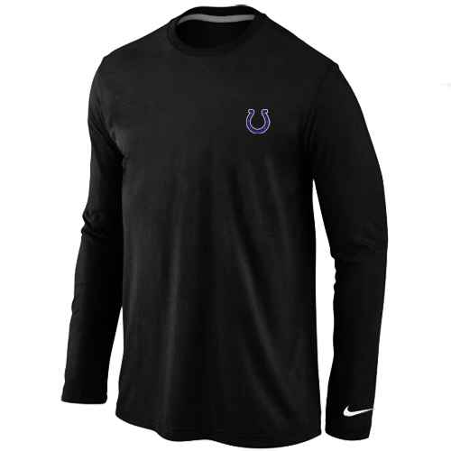 Indianapolis Colts Logo Long Sleeve T-Shirt Black