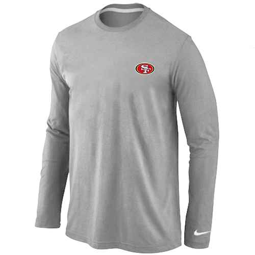 San Francisco 49ers Long Sleeve T-Shirt Grey
