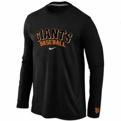 San Francisco Giants Long Sleeve T-Shirt Black