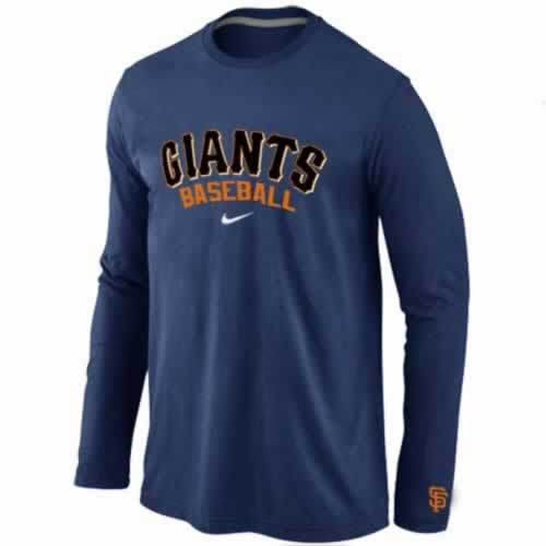 San Francisco Giants Long Sleeve T-Shirt D.Blue