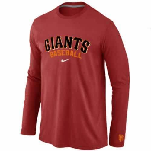 San Francisco Giants Long Sleeve T-Shirt RED