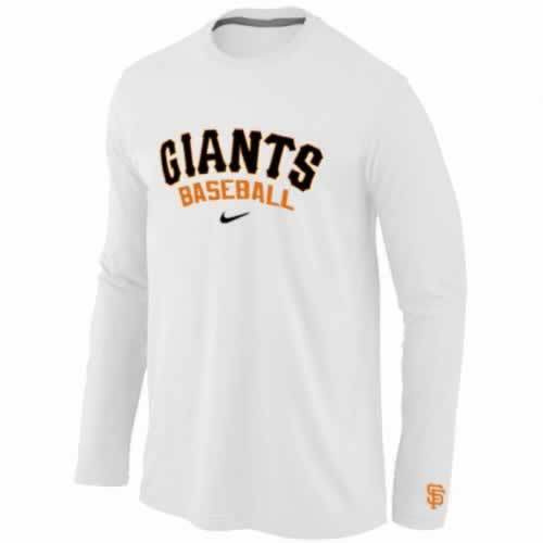 San Francisco Giants Long Sleeve T-Shirt White