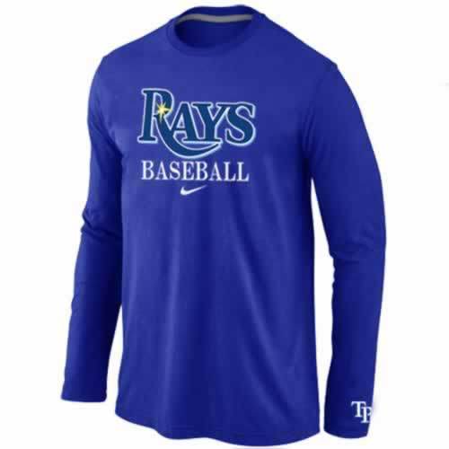 Tampa Bay Rays Long Sleeve T-Shirt Blue