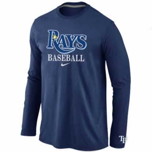 Tampa Bay Rays Long Sleeve T-Shirt D.Blue