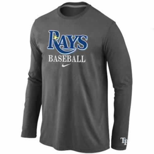 Tampa Bay Rays Long Sleeve T-Shirt D.Grey