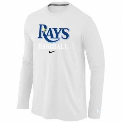 Tampa Bay Rays Long Sleeve T-Shirt White