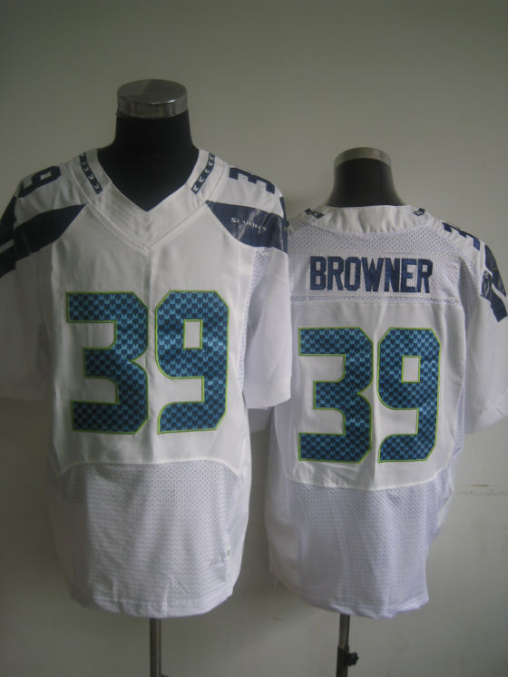 Nike Seahawks 39 Browner White Elite Jerseys Nike Seahawks 39 Browner White Elite Jerseys