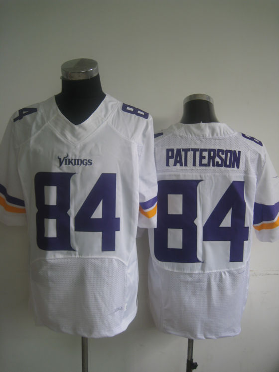 Nike Vikings 84 Patterson White Elite Jerseys Nike Vikings 84 Patterson White Elite Jerseys