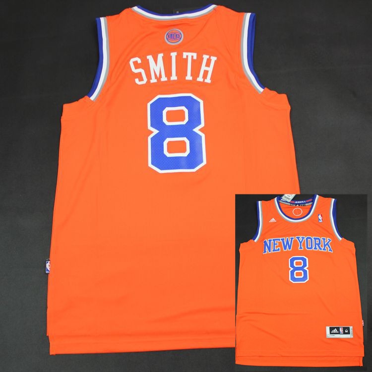 Knicks 8 Smith Orange New Revolution 30 Jerseys