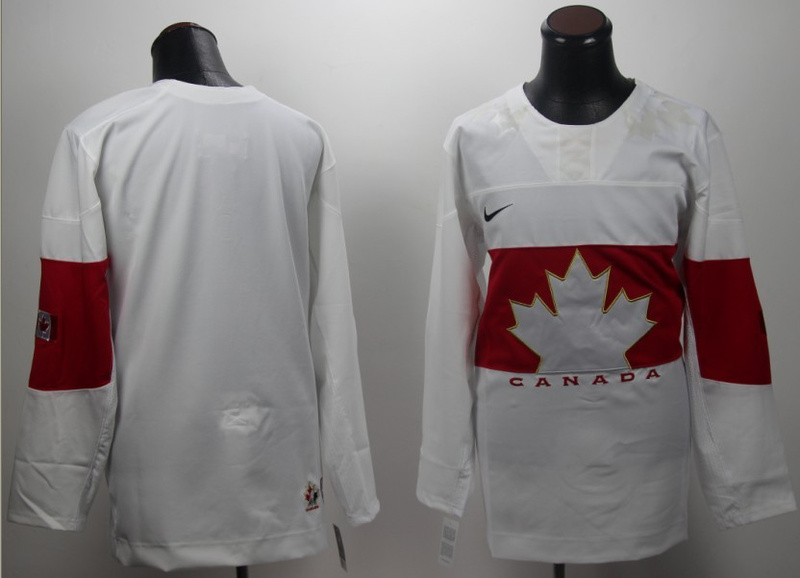 Canada White 2014 Olympics Jerseys