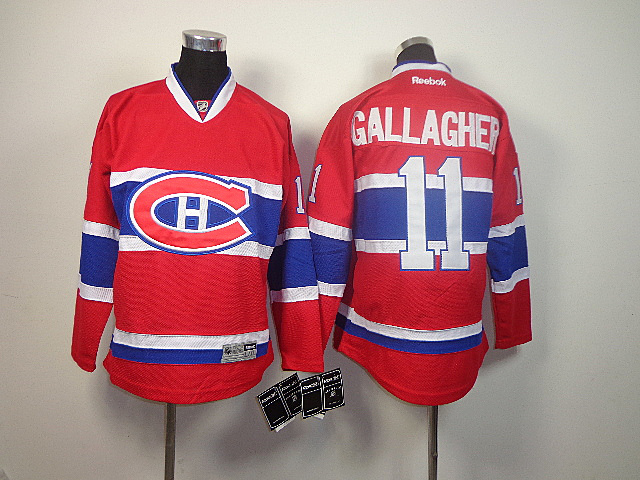 Canadiens 11 Gallagher Red New Jerseys