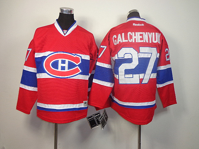 Canadiens 27 Galchenyuk Red New Jerseys